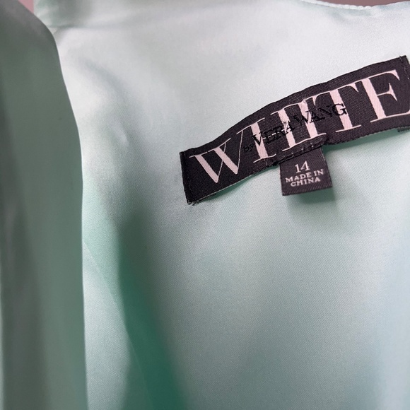 WHITE by Vera Wang VW360215 NWT one shoulder - Picture 6 of 9